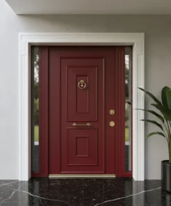 Villa Kapisi Modelleri 302 Kirmizi