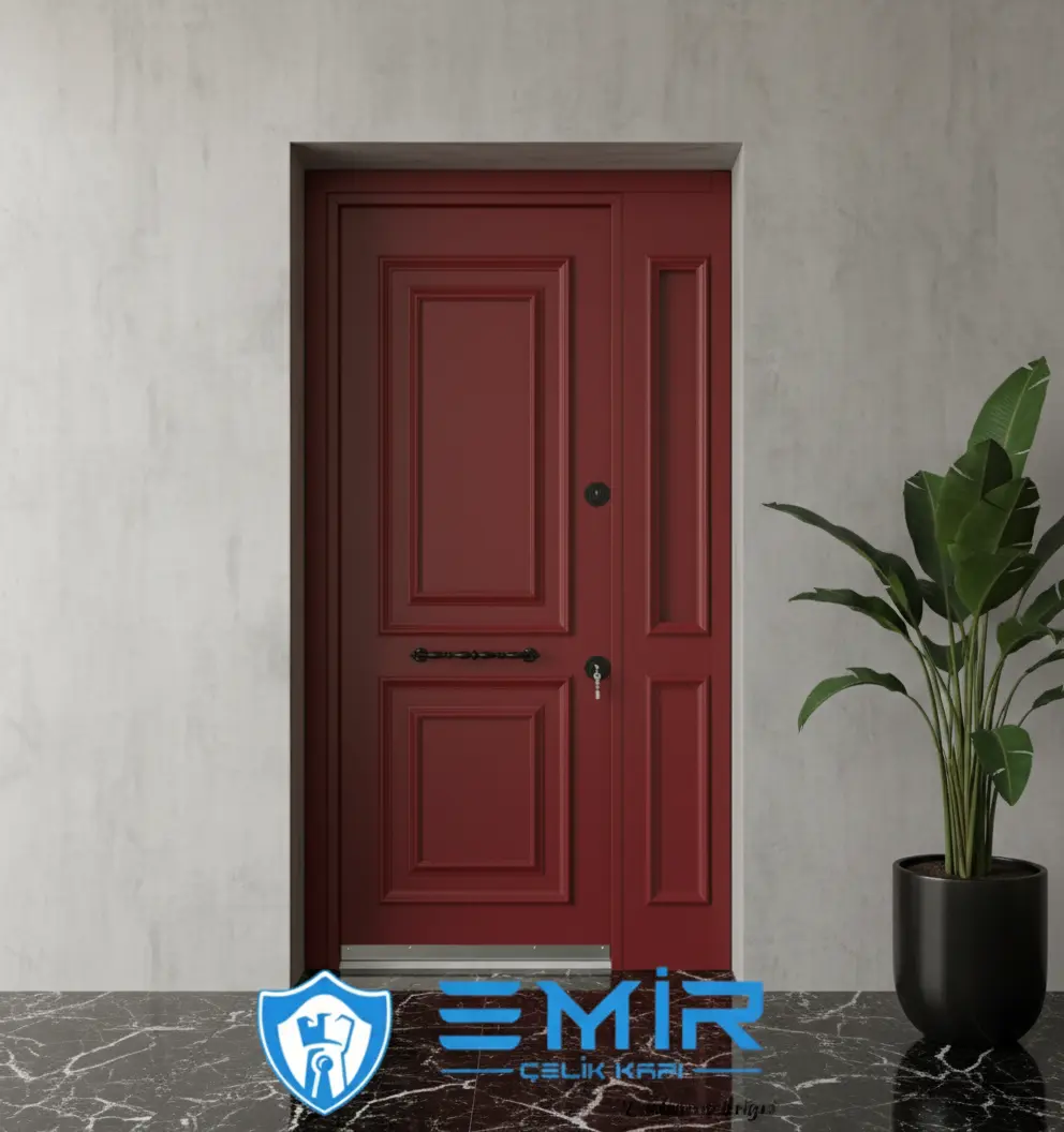 Villa-Kapisi-Modelleri-303-Kirmizi Villa-Kapisi-Modelleri-303-Kirmizi