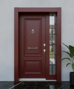 Villa Kapisi Modelleri 306 Kirmizi