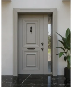 Villa Kapisi Modelleri 307 Gri