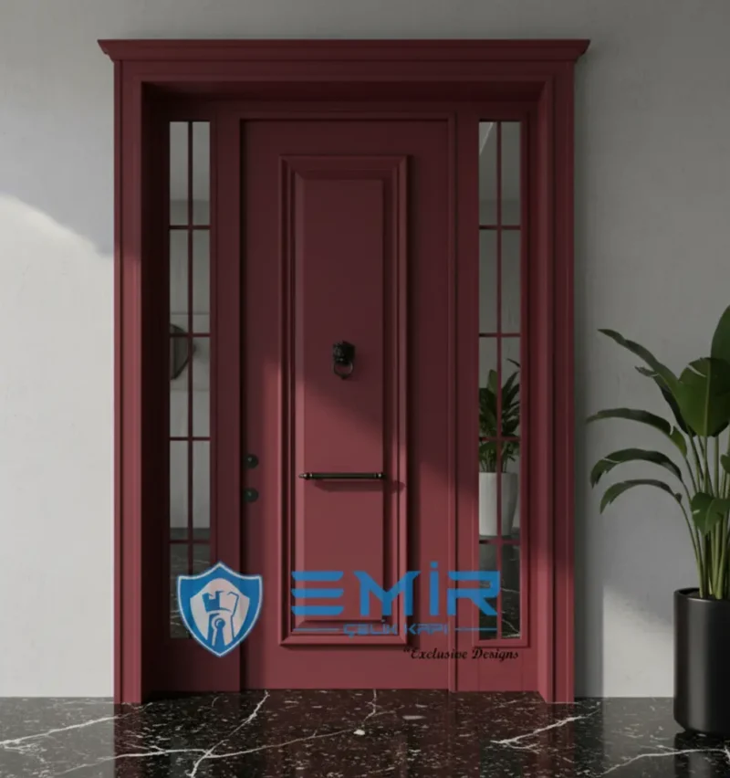 Villa Kapısı Modelleri 311 3 Villa Kapisi Modelleri 311 Kirmizi