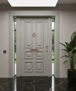 Villa Kapisi Modelleri 312 Gri