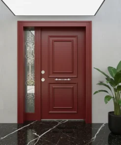 Villa Kapisi Modelleri 314 Kirmizi