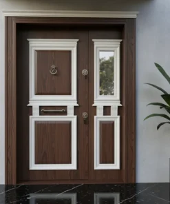 Villa Kapisi Modelleri 319 Ceviz