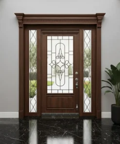 Villa Kapisi Modelleri 331 Ceviz