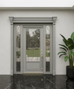 Villa Kapisi Modelleri 331 Gri