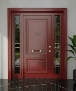 Villa Kapisi Modelleri 334 Kirmizi