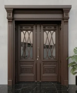 Villa Kapisi Modelleri 335 Ceviz