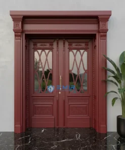 Villa Kapisi Modelleri 335 Kirmizi