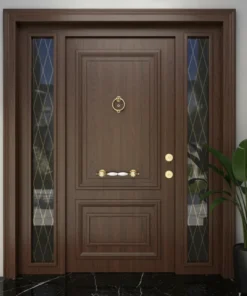 Villa Kapisi Modelleri 337 Ceviz