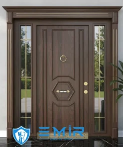 Villa Kapisi Modelleri 340 Ceviz