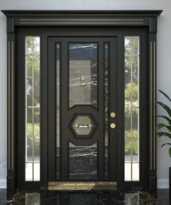 Villa Kapisi Modelleri 341 Siyah