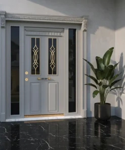 Villa Kapisi Modelleri 346 Gri