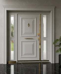 Villa Kapisi Modelleri 353 Gri