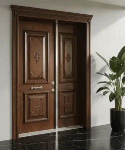 Villa Kapisi Modelleri 354 Ceviz