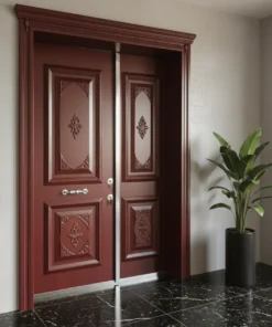 Villa Kapisi Modelleri 354 Kirmizi