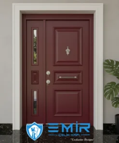 Villa Kapisi Modelleri 361 Kirmizi