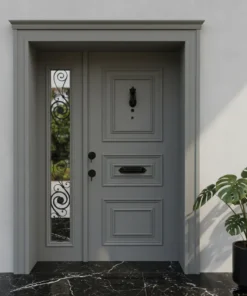 Villa Kapisi Modelleri 362 Gri