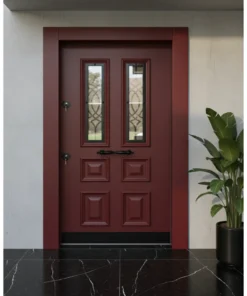 Villa Kapisi Modelleri 364 Kirmizi