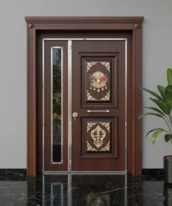 Villa Kapisi Modelleri 367 Ceviz