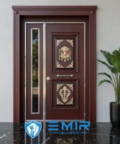 Villa Kapisi Modelleri 367 Kirmizi