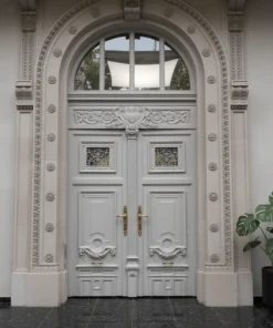 Villa Kapisi Modelleri 372 Gri