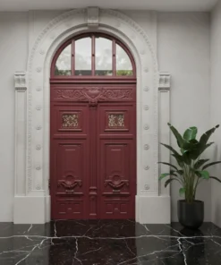 Villa Kapisi Modelleri 372 Kirmizi