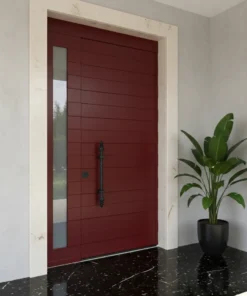 Villa Kapisi Modelleri 376 Kirmizi