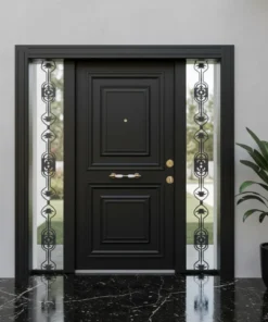 Villa Kapisi Modelleri 380 Siyah