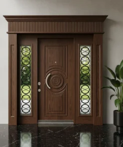 Villa Kapisi Modelleri 387 Ceviz