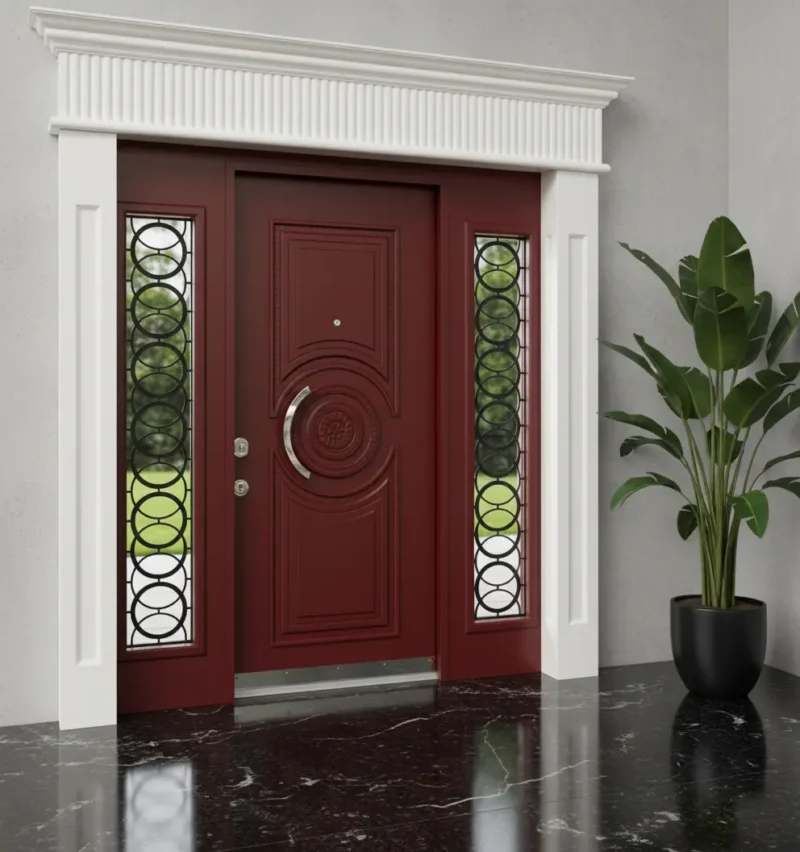 Villa Kapısı Modelleri 387 3 Villa Kapisi Modelleri 387 Kirmizi