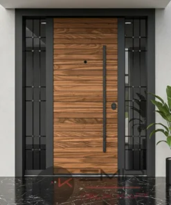 Villa Kapisi Modelleri 389 Ceviz