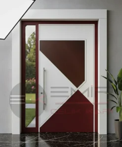 Villa Kapisi Modelleri Dis Kapi Fiyatlari Bodrum Kirmizi