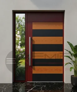 Villa Kapisi Modelleri Dis Kapi Fiyatlari Izmir Kirmizi