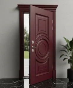 Villa Kapisi Modelleri Fiyatlari 1005 Kirmizi