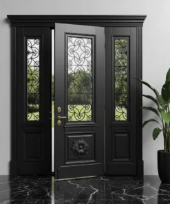 Villa Kapisi Modelleri Fiyatlari 1007 Siyah