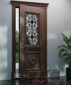 Villa Kapisi Modelleri Fiyatlari 1015 Ceviz