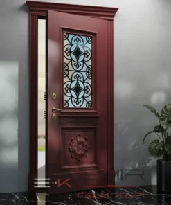 Villa Kapisi Modelleri Fiyatlari 1015 Kirmizi