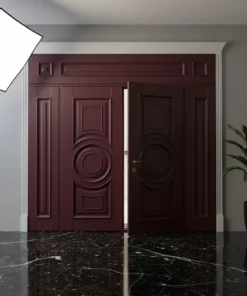 Villa Kapisi Modelleri Fiyatlari 1022 Kirmizi