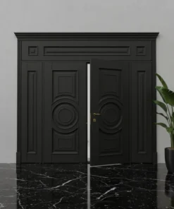 Villa Kapisi Modelleri Fiyatlari 1022 Siyah