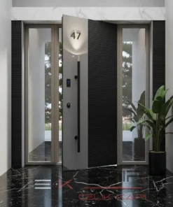 Villa Kapisi Modelleri Fiyatlari 1028 Gri