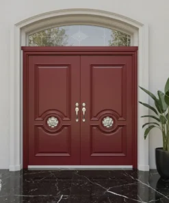 Villa Kapisi Modelleri Fiyatlari 1038 Kirmizi