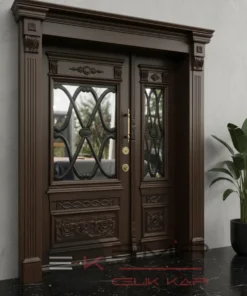 Villa Kapisi Modelleri Fiyatlari 1039 Ceviz