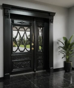 Villa Kapisi Modelleri Fiyatlari 1039 Siyah