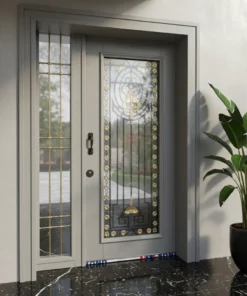 Villa Kapisi Modelleri Fiyatlari 1055 Gri