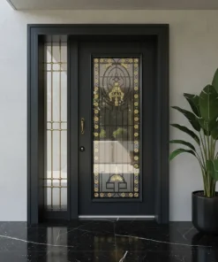 Villa Kapisi Modelleri Fiyatlari 1055 Siyah