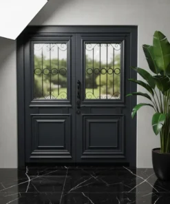 Villa Kapisi Modelleri Fiyatlari 1058 Siyah