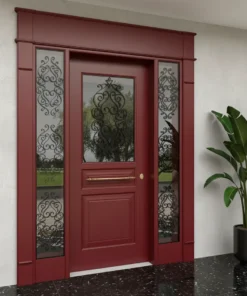 Villa Kapisi Modelleri Fiyatlari 801 Kirmizi