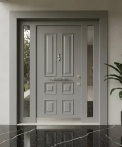 Villa Kapisi Modelleri Fiyatlari 804 Gri