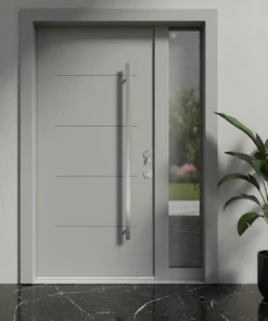 Villa Kapisi Modelleri Fiyatlari 805 Gri